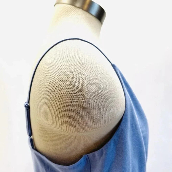 NWT SO GOODS FOR LIFE Juniors Sleeveless Straps Pullover V-Neck Blue Shirt XXL - Picture 6 of 8